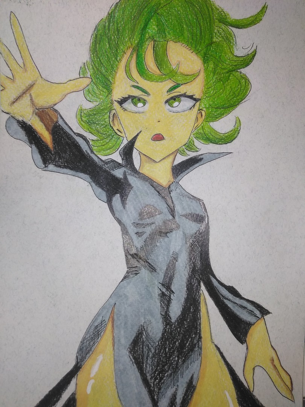Детский рисунок - Tatsumaki 3