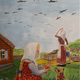 Рисунок "За минуту до" на конкурс "Конкурс детского рисунка “75 лет Великой Победе!”"