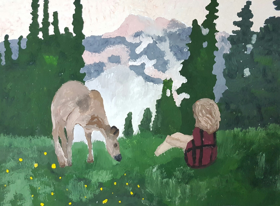 Рисунок - на закате