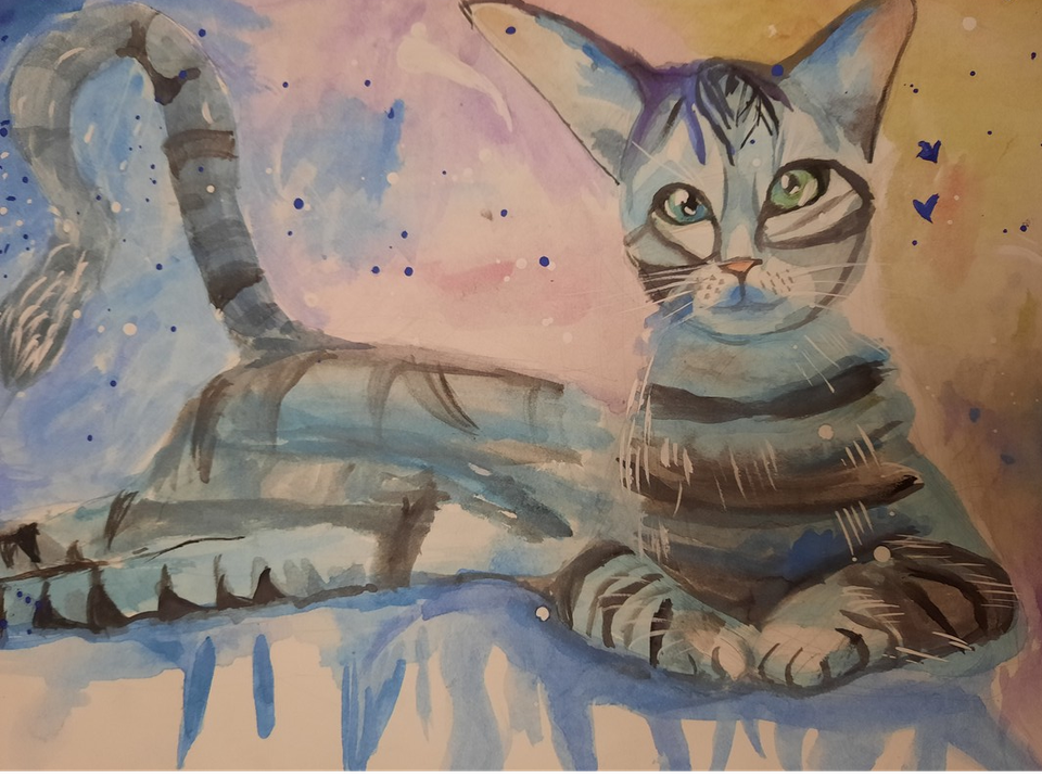Детский рисунок - Котя