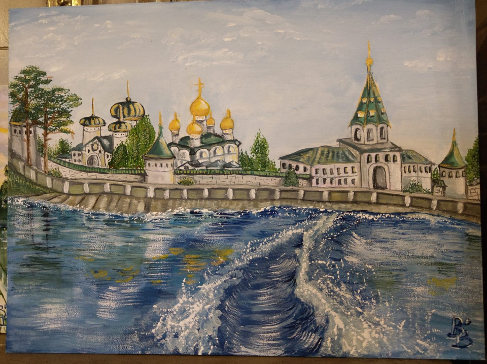 Детский рисунок - Кострома - Ипатьевский монастырь