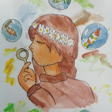 Рисунок "Мечта" на конкурс "Конкурс творческого рисунка “Свободная тема-2022”"