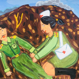 Рисунок "Раненый солдат" на конкурс "Конкурс детского рисунка “75 лет Великой Победе!”"
