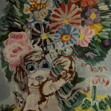 Рисунок "Букет для любимой мамы" на конкурс "Конкурс детского рисунка "Женский день - 2018""