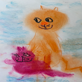 Рисунок "Друзья" на конкурс "Конкурс творческого рисунка “Свободная тема-2022”"