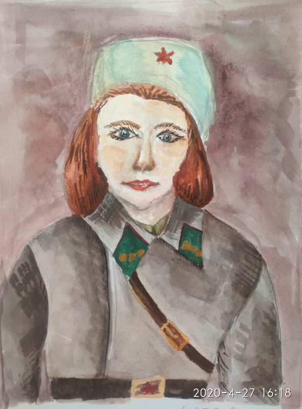Детский рисунок - Мой герой