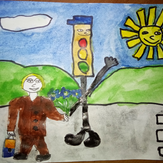 Рисунок "Правила дорожного движения"