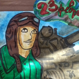 Рисунок "Мой папа герой"