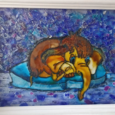 Рисунок "Мамонтёнок" на конкурс "Конкурс детского рисунка "Рисовашки и друзья""