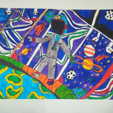 Рисунок "Космонавт"
