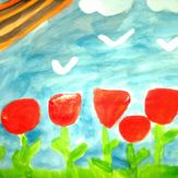 Рисунок "Мирное небо" на конкурс "Конкурс детского рисунка “День Победы - 2018”"