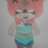 Рисунок "Нита из Brawl Stars" на конкурс "Конкурс рисунка по игре Brawl Stars - “Биби и Беа: Герой или злодей?”"