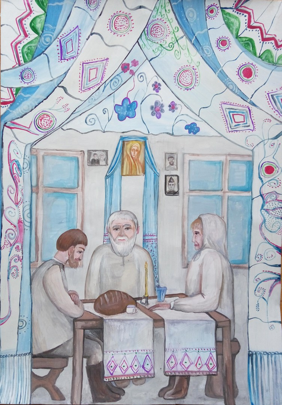 Детский рисунок - помянем