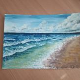Рисунок "Море" на конкурс "Конкурс детского рисунка “Чудесное Лето - 2019”"