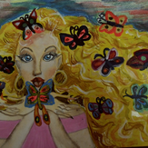 Рисунок "Любимая героиня мультфильма" на конкурс "Конкурс детского рисунка "Мультяшки 2017""