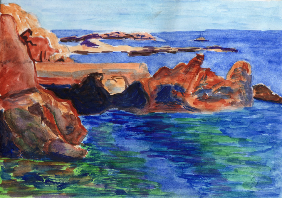Рисунок - Морской прейзаж