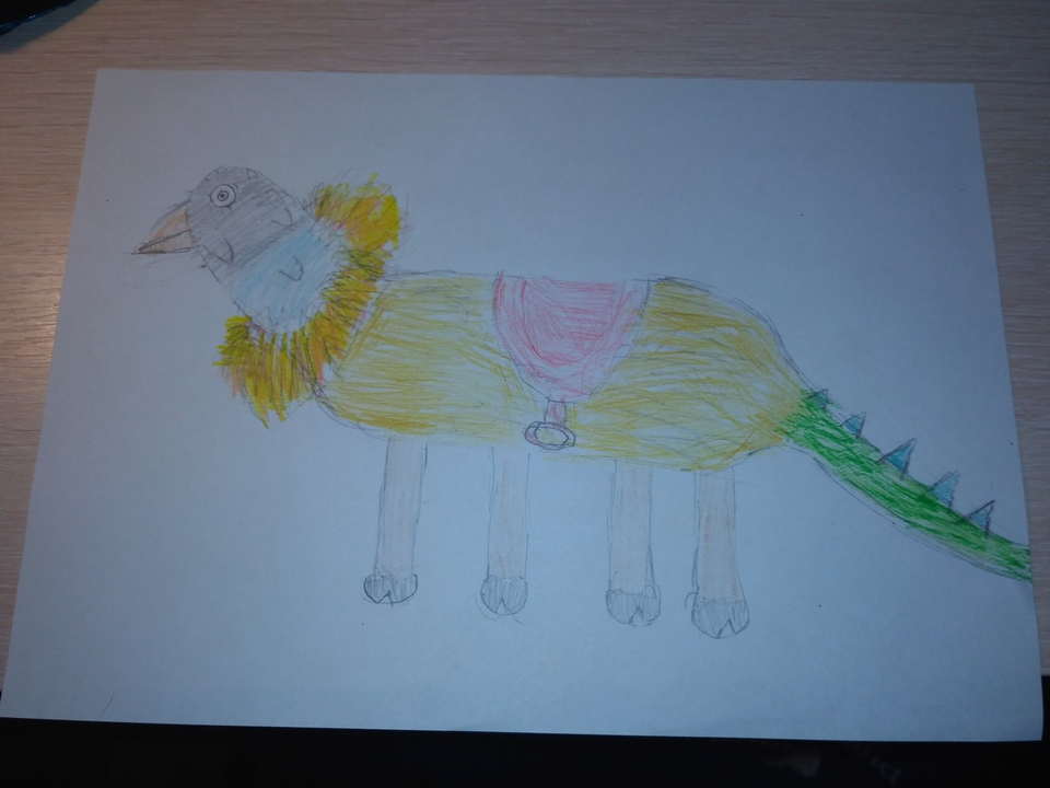 Детский рисунок - Голесококо