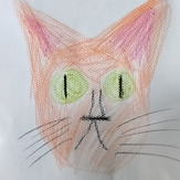 Рисунок "Рыжий кот"