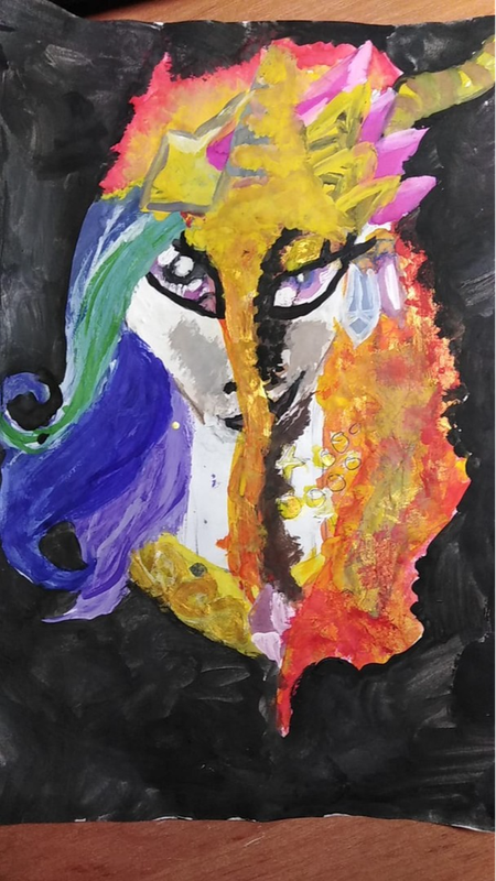 Детский рисунок - My Little Pony