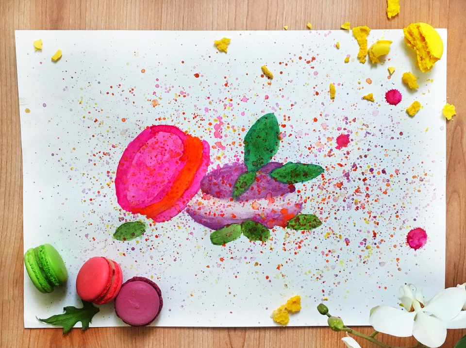 Детский рисунок - Вкусняшки