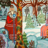 Рисунок "Морозко" на конкурс "Конкурс рисунка "Новогоднее Настроение 2017""