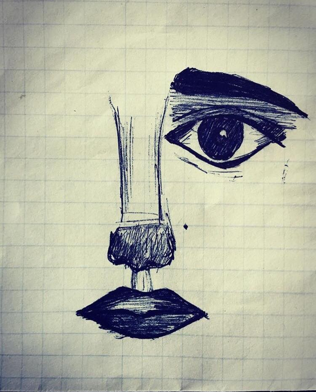 Детский рисунок - Лицо