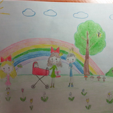 Рисунок "Моя семья" на конкурс "Конкурс детского рисунка "Моя семья 2017""