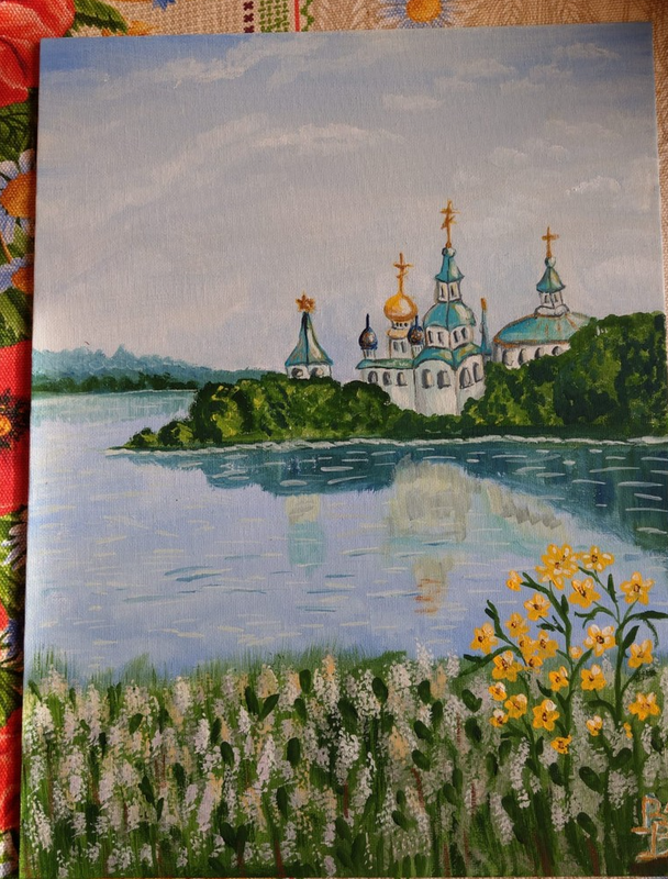 Детский рисунок - Ростов Великий - Спасо-Яковлеский монастырь