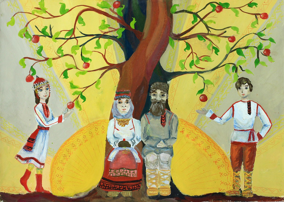 Детский рисунок - Древо жизни