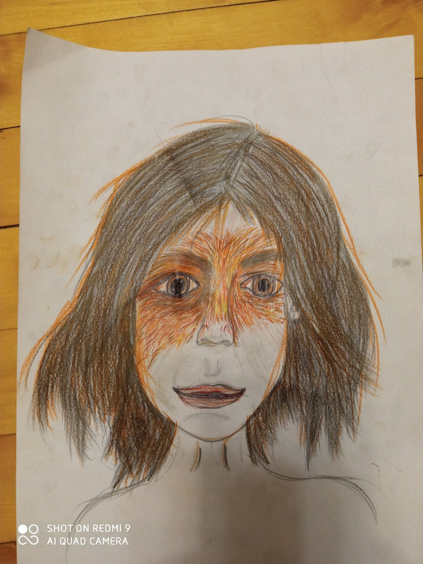 Детский рисунок - Холли