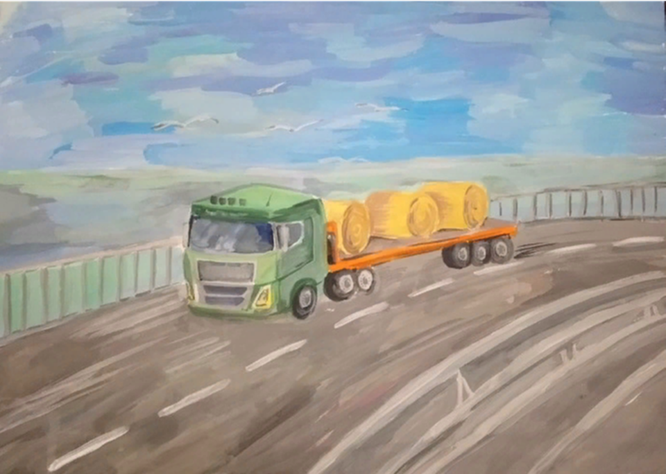Детский рисунок - Euro Truck Simulator 2