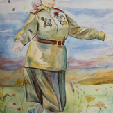 Рисунок "Танец Победы" на конкурс "Конкурс детского рисунка “75 лет Великой Победе!”"