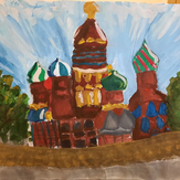 Рисунок "Москва" на конкурс "Конкурс творческого рисунка “Свободная тема-2022”"