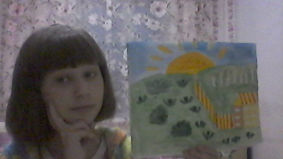 Детский рисунок - Пейзаж