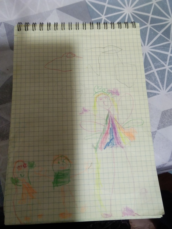 Детский рисунок - Фея