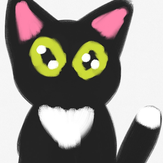 Рисунок "Кошечка Дымка"