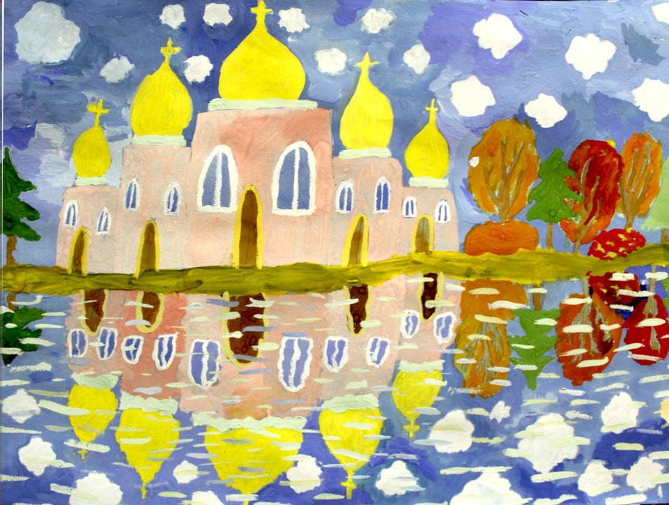 Детский рисунок - Осеннее настроение