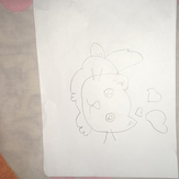 Рисунок "Кошечка" на конкурс "Конкурс детского рисунка "Рисовашки - 1-6 серии""