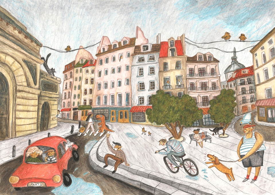 Рисунок - Париж