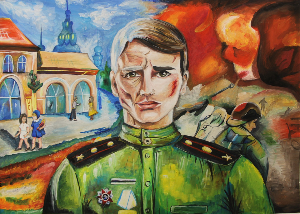 Детский рисунок - Время