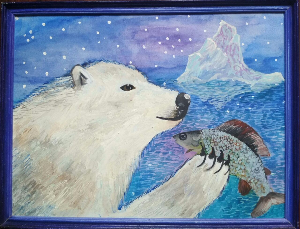 Детский рисунок - Хариус