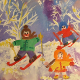 Рисунок "Зимние забавы" на конкурс "Конкурс детского рисунка "Укрепляшки - 2018""