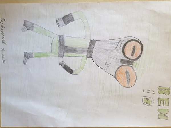 Детский рисунок - Ben 10