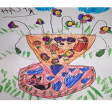 Рисунок "Цветы в вазе" на конкурс "Конкурс творческого рисунка “Свободная тема-2021”"