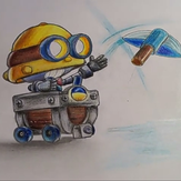 Рисунок "карл brawl stars" на конкурс "Конкурс рисунка - “Герои Brawl Stars”"
