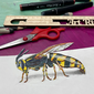 Оса 3D рисунок