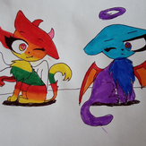 Рисунок "Радужные краски" на конкурс "Конкурс творческого рисунка “Свободная тема-2019”"