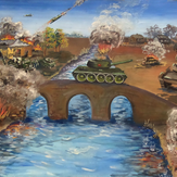 Рисунок "Жаркая битва" на конкурс "Конкурс детского рисунка “День Победы - 2018”"
