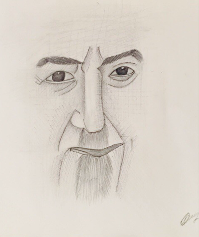 Детский рисунок - Аветик Исаакян писатель