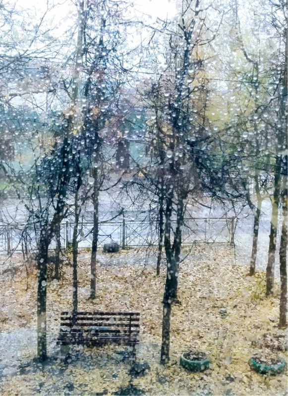Детский рисунок - Слезы осени